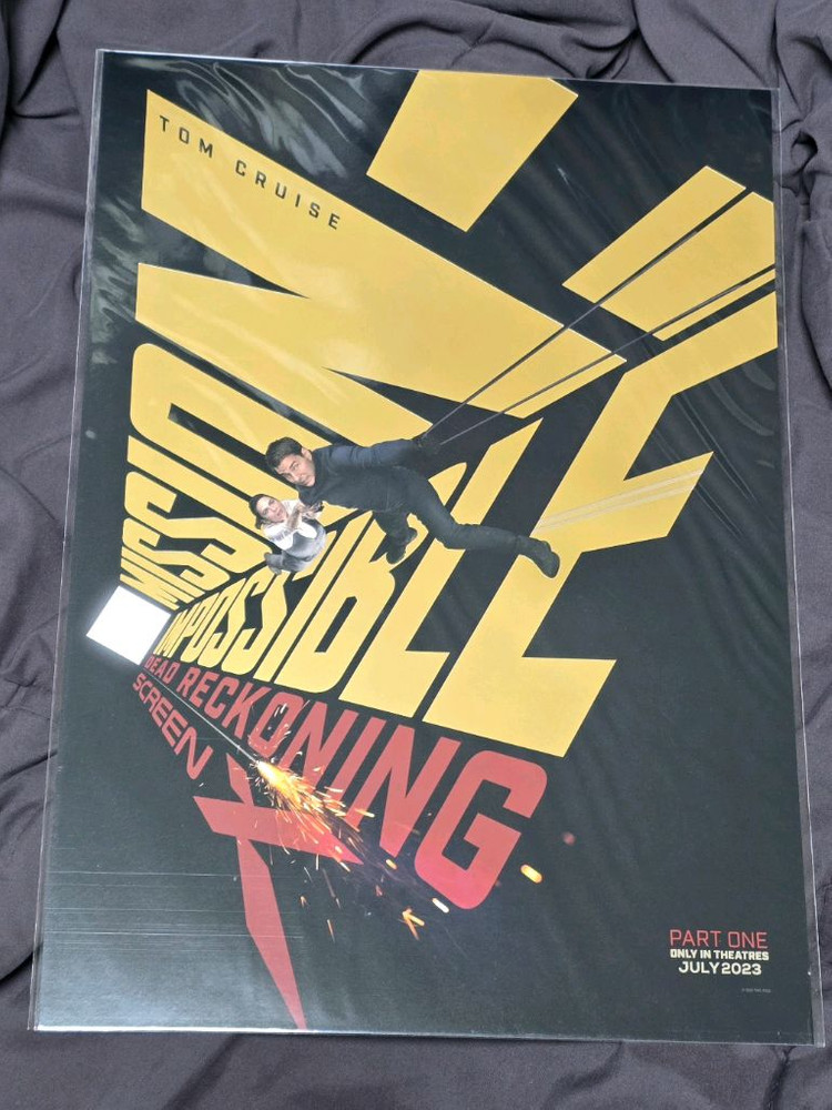 미션 임파서블 데드레코닝 포스터 스엑 4dx 아이맥스 캐릭터 이미지