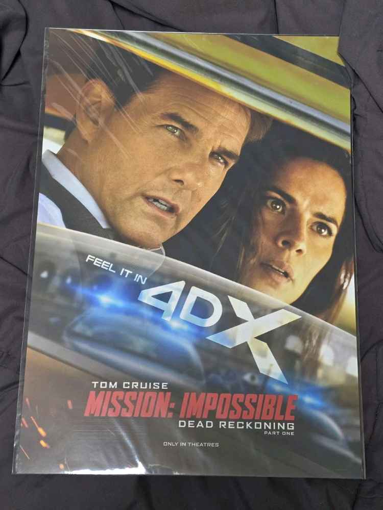 미션 임파서블 데드레코닝 포스터 스엑 4dx 아이맥스 캐릭터 이미지