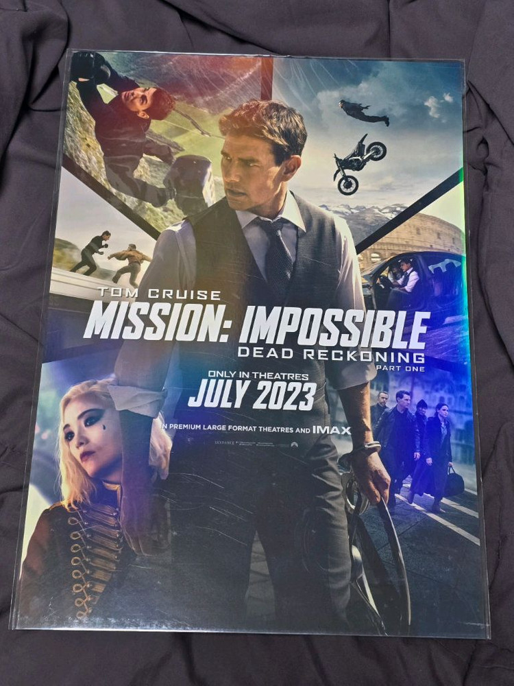 미션 임파서블 데드레코닝 포스터 스엑 4dx 아이맥스 캐릭터 이미지