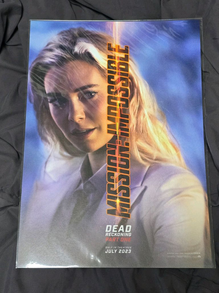 미션 임파서블 데드레코닝 포스터 스엑 4dx 아이맥스 캐릭터 이미지