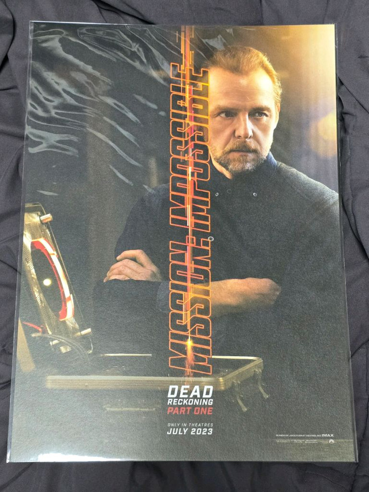 미션 임파서블 데드레코닝 포스터 스엑 4dx 아이맥스 캐릭터 이미지