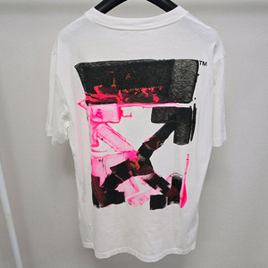 오프화이트 아크릴 애로우 반팔 티셔츠 xl사이즈 105 110 이미지