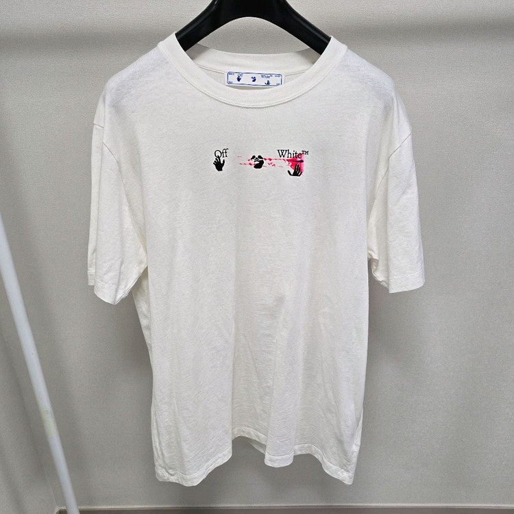 오프화이트 아크릴 애로우 반팔 티셔츠 xl사이즈 105 110 이미지