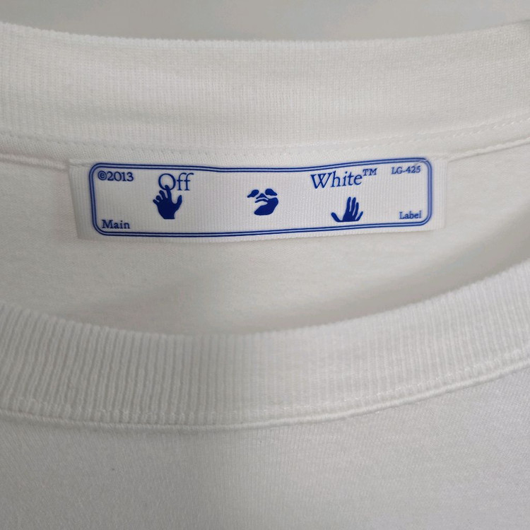 오프화이트 아크릴 애로우 반팔 티셔츠 xl사이즈 105 110 이미지