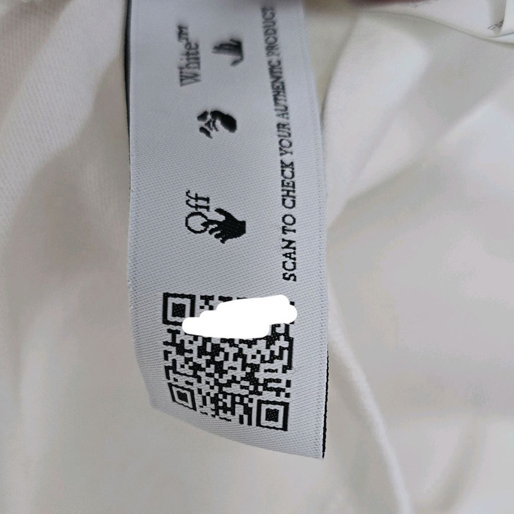 오프화이트 아크릴 애로우 반팔 티셔츠 xl사이즈 105 110 이미지