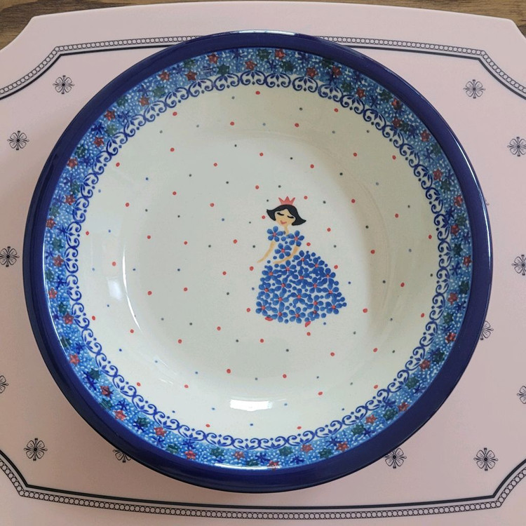 폴란드 세라미카아티스티나 공주 파스타볼 그릇--0