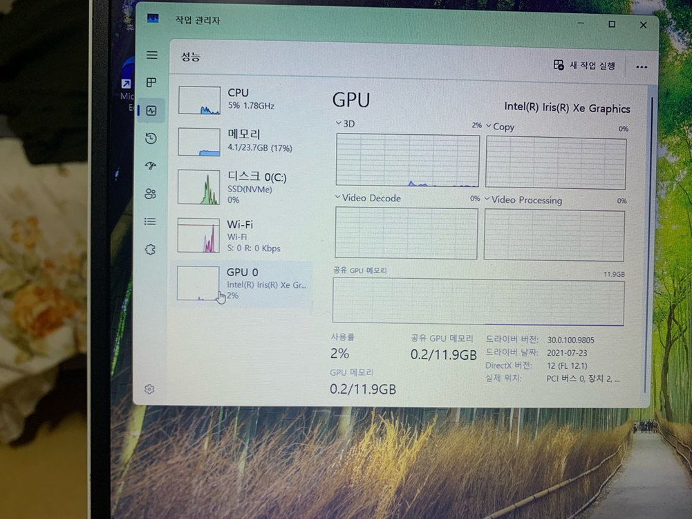 아직 안팔렸어요! 삼성노트북 NT550 XDA/ i5 11세대 /램 24gb/512gb/ 이미지