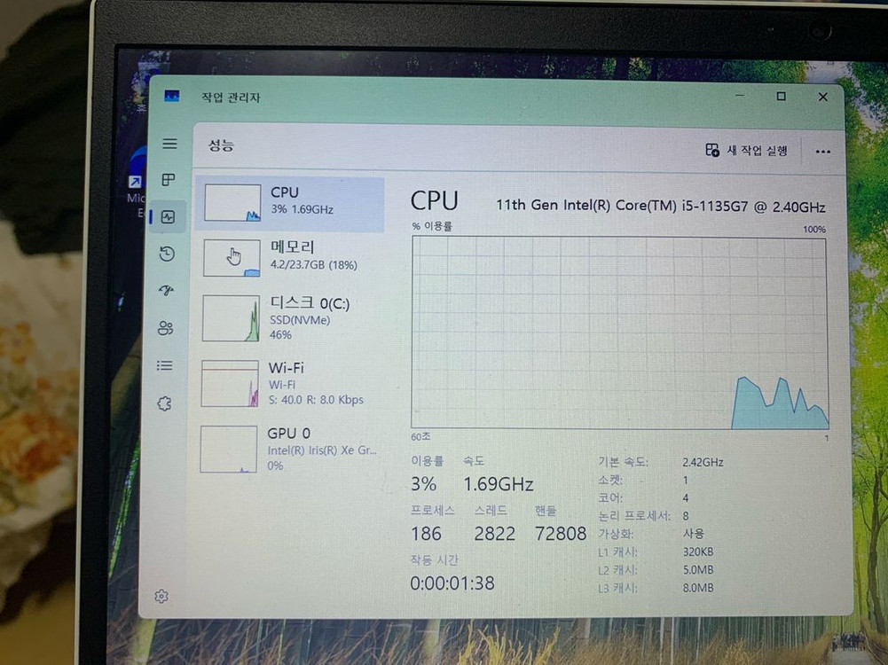 아직 안팔렸어요! 삼성노트북 NT550 XDA/ i5 11세대 /램 24gb/512gb/ 이미지