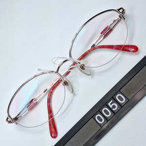입생로랑 30-0079 순 티타늄 반무테 안경테 명품 일본 제조 수입 패션 아이웨어 y2k 빈티지 레트로 클래식