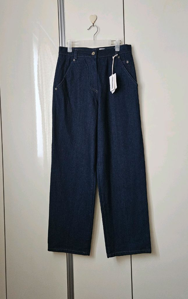 새상품 길트프리 스트레이트 데님 팬츠 정가18만원 이미지