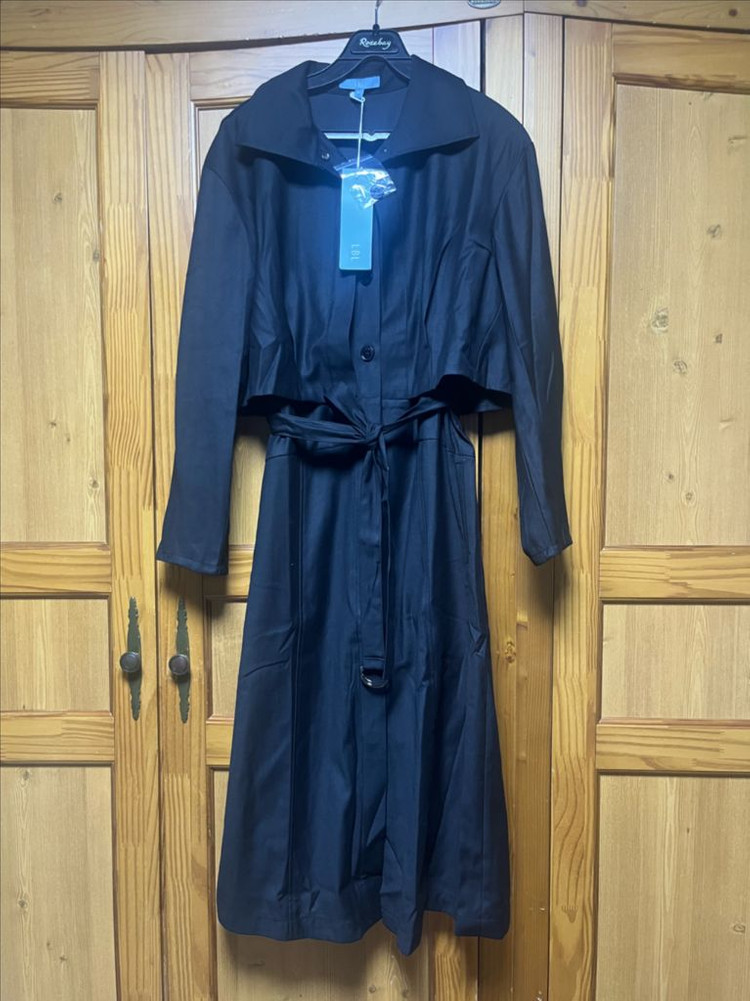 LBL 블랙 여성 트렌치 코트 원피스(새상품) 이미지