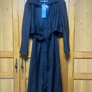 LBL 블랙 여성 트렌치 코트 원피스(새상품)