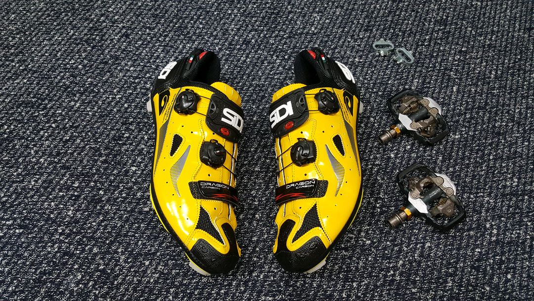 SIDI 시디 카본 MTB 클릿슈즈/시마노 XTR 클릿페달--2