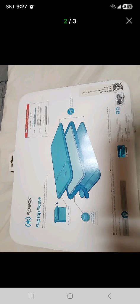 SPECK 맥북 에어 노트북 13인치 파우치 2개 이미지