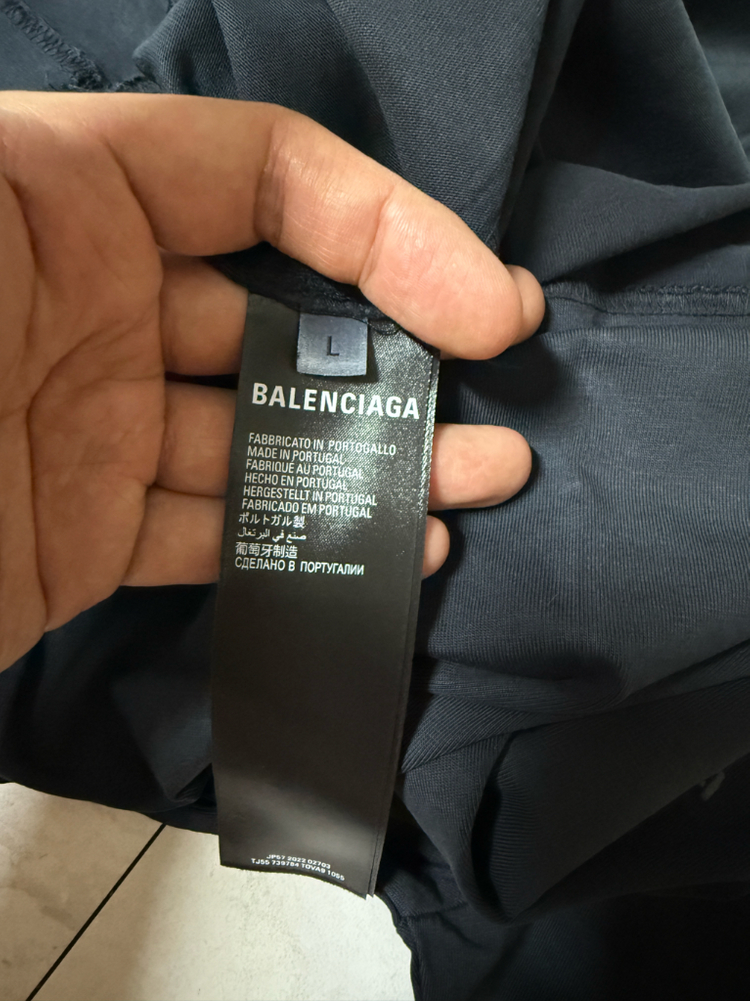 발렌시아가 로고 반팔티 105--2