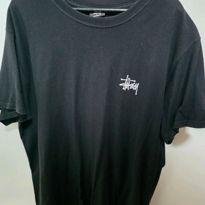 [L] 스투시 STUSSY 블랙 반팔 티셔츠 이미지