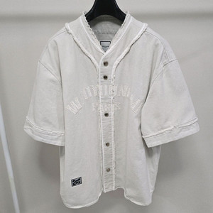 25ss 우영미 코듀로이 베이스볼 로고 반팔 셔츠 50사이즈 105 판매 이미지