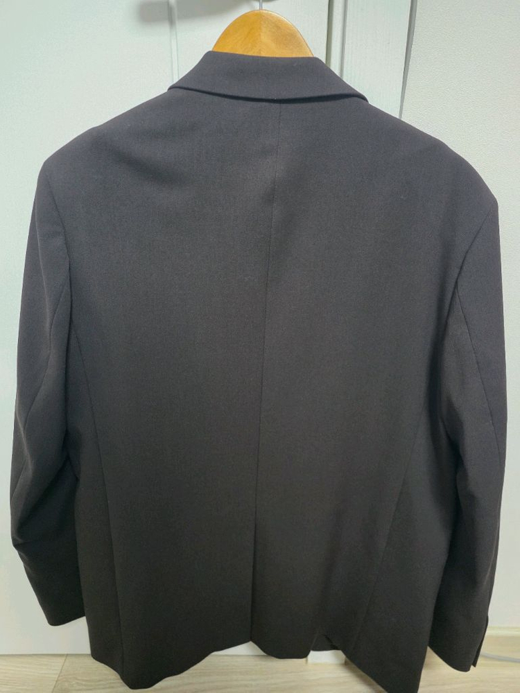 [L] 무탠다드 릴렉스드 베이식 블레이저 [다크 그레이] 이미지