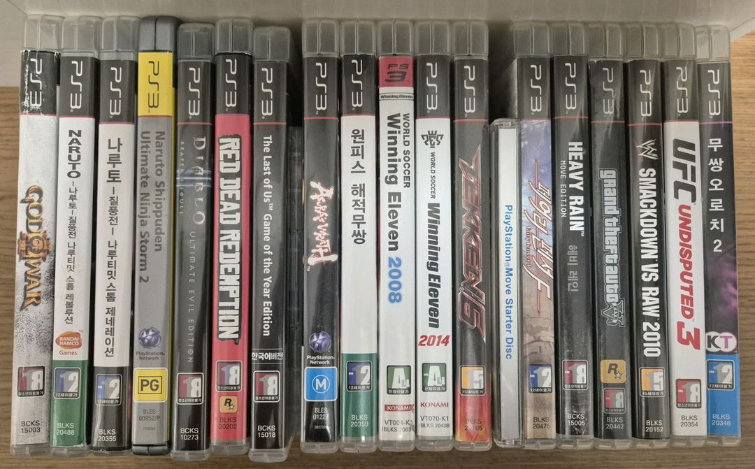 플스3(PS3) CD 20종 일괄 팝니다.(7.5만원) 이미지