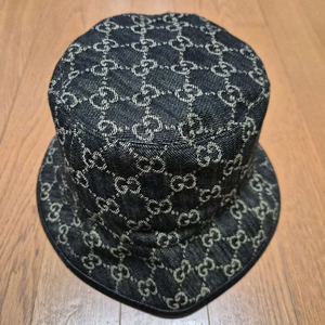 (정품) 구찌 GG 캔버스 벙거지 버킷햇 M사이즈 명품 모자 이미지