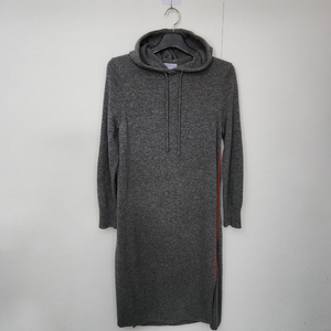 [듀엘] 90 55 여 니트원피스 후드원피스 롱원피스