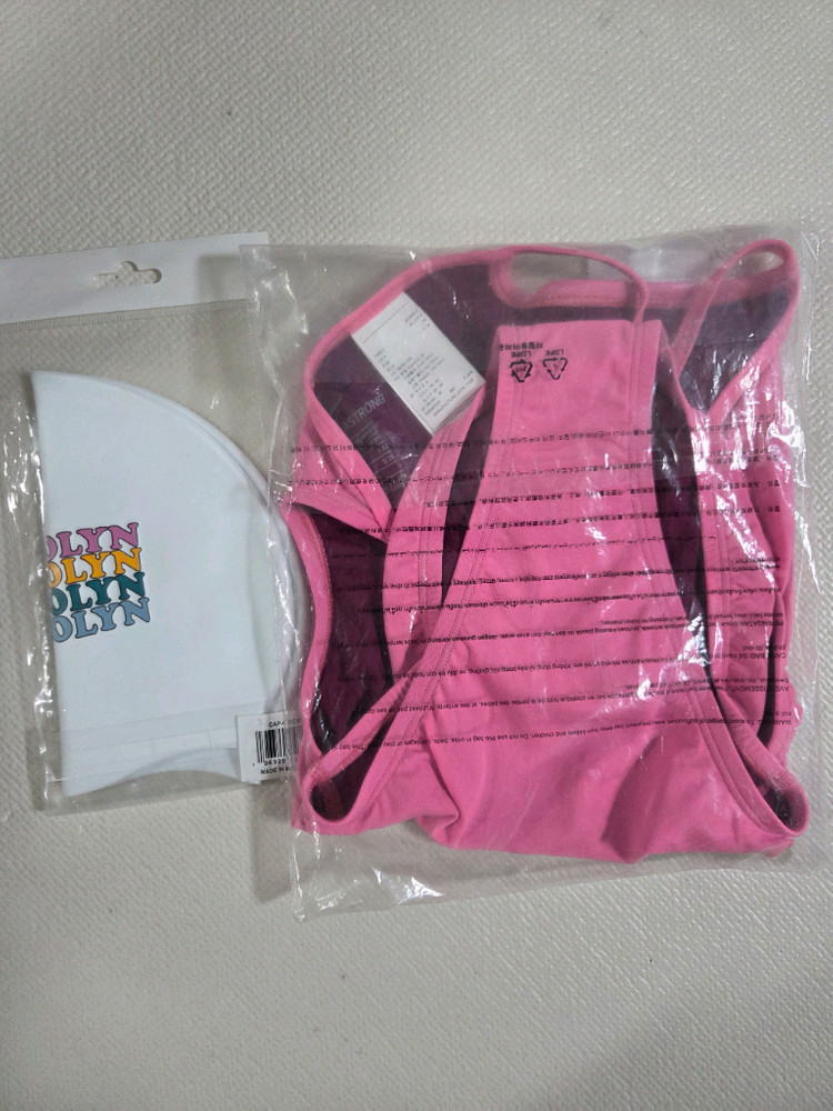 메탈릭 하이컷 컷아웃 핑크 26 나이키 수영복,졸린 베비 수모--1