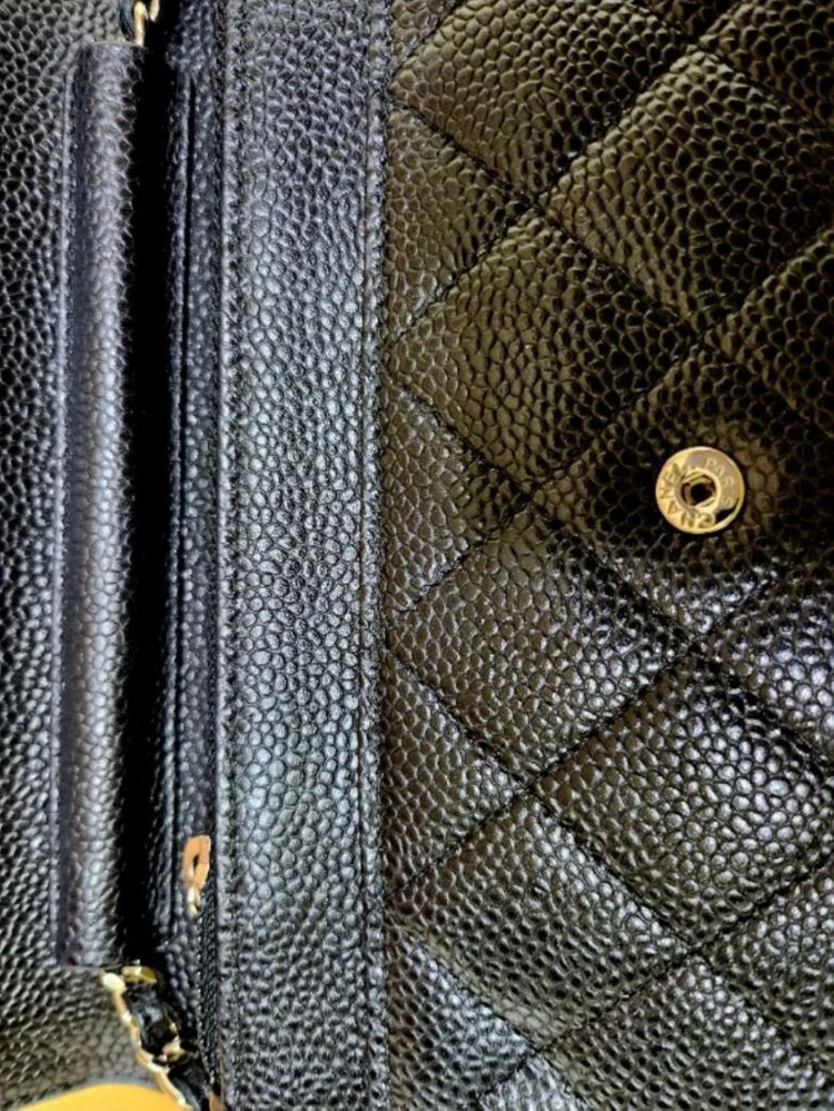 샤넬 WOC 캐비어 은장 체인백 풀박스 이미지