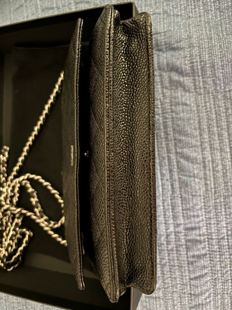 샤넬 WOC 캐비어 은장 체인백 풀박스 이미지