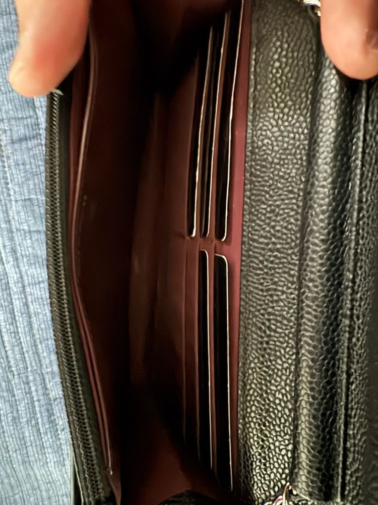 샤넬 WOC 캐비어 은장 체인백 풀박스 이미지