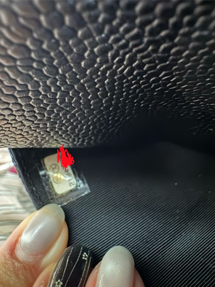 샤넬 WOC 캐비어 은장 체인백 풀박스 이미지