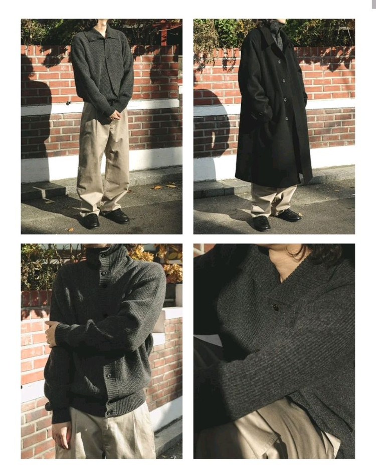 유니온블루 / 스트럭처드 크롭 시프트 가디건 이미지