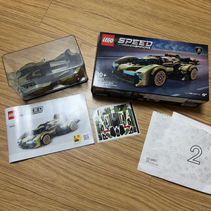 레고 스피드챔피언 람보르기니 풀박스 이미지