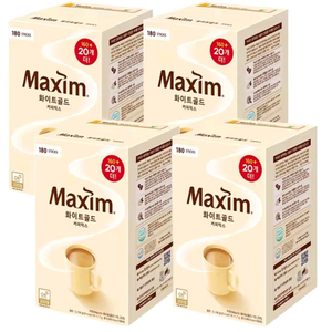 선착순)맥심 화이트골드 커피믹스 180개8박스 무료배송199000원