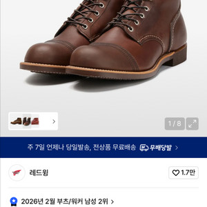 레드윙 8111 290 이미지