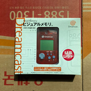 드림캐스트 비주얼 메모리 US 레드 이미지