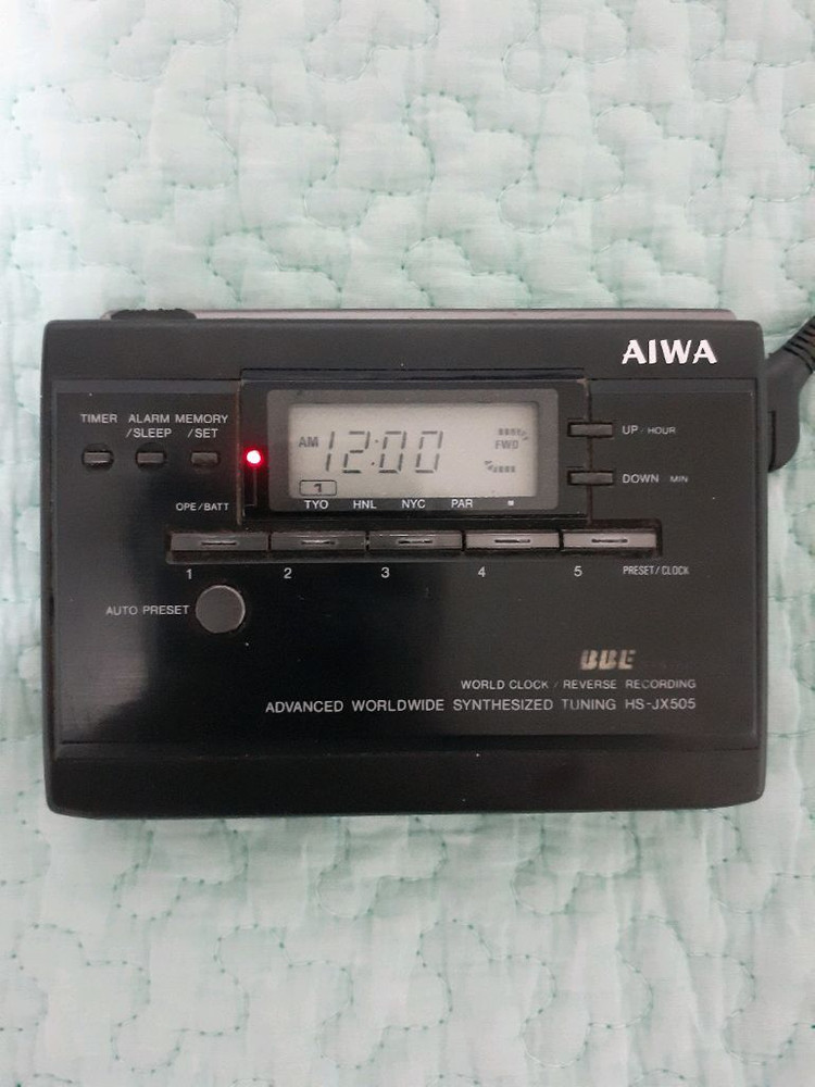 AIWA 카세트 HS-JX505 정크셋(내용정독)--2