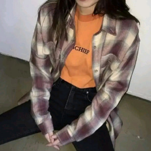 미스치프 핑크 옴브레 셔츠