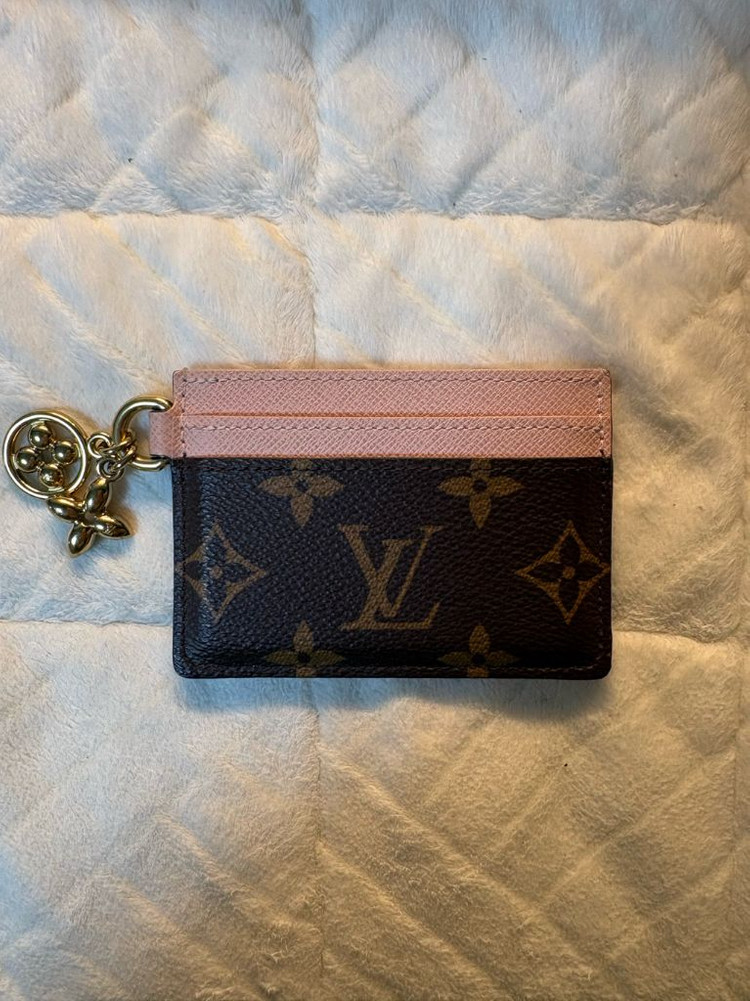 루이비통 LV 참 카드지갑 카드홀더 핑크 분홍--1