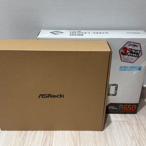 라이젠 7800x3d + b650스틸레전드wifi 보드셋 이미지