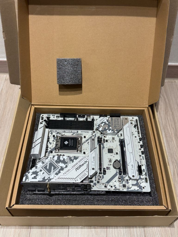 라이젠 7800x3d + b650스틸레전드wifi 보드셋 이미지