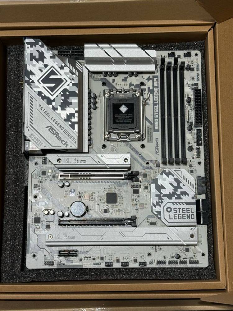 라이젠 7800x3d + b650스틸레전드wifi 보드셋 이미지