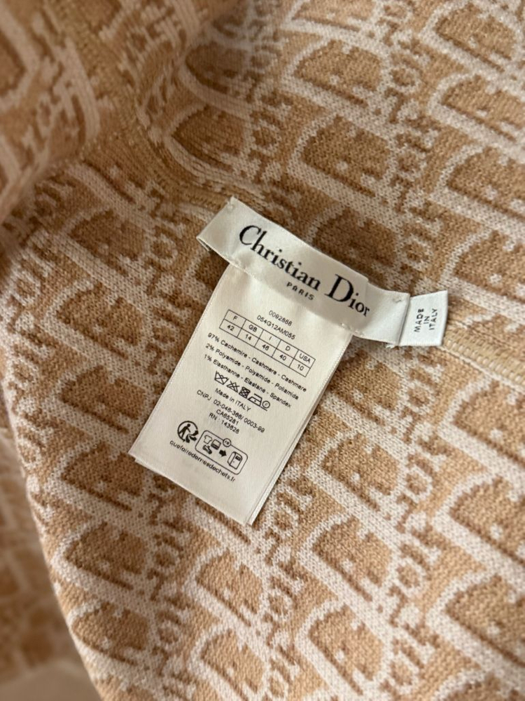 디올 캐시미어 리버서블 후드 지퍼 가디건--9