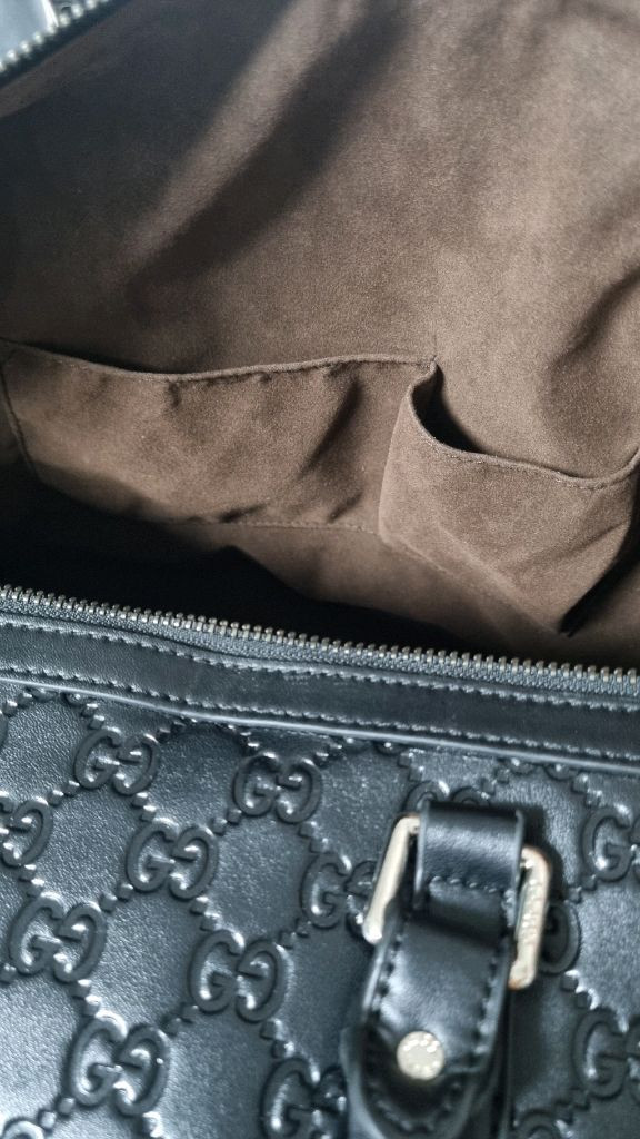 구찌 시마가죽 보스톤백 이미지