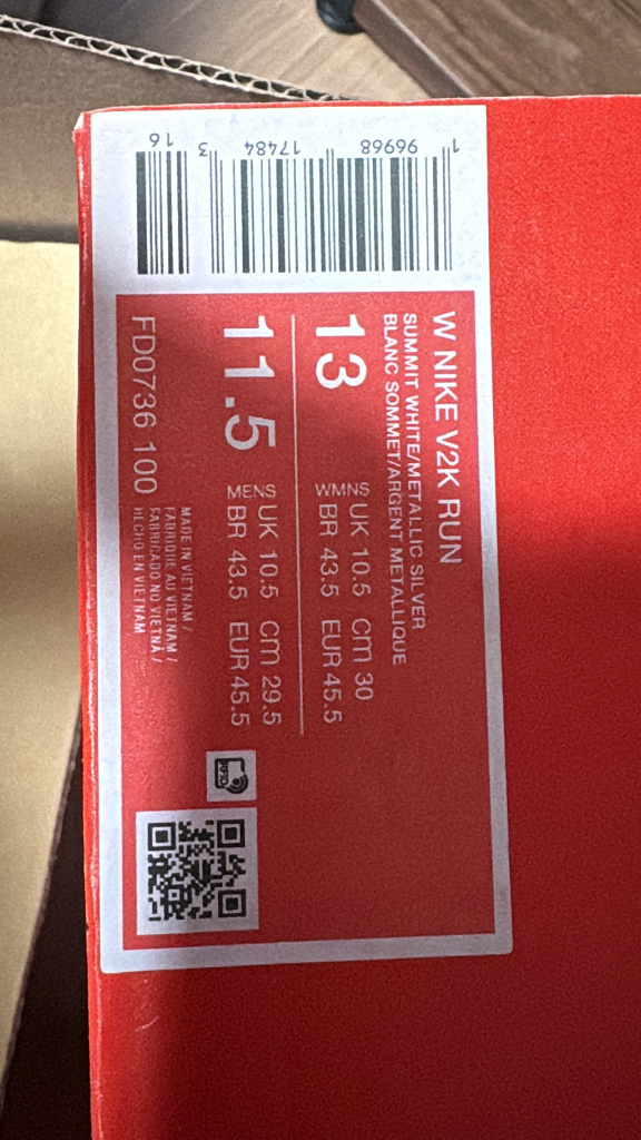 [300] 나이키 V2K 런 메탈릭 실버--5