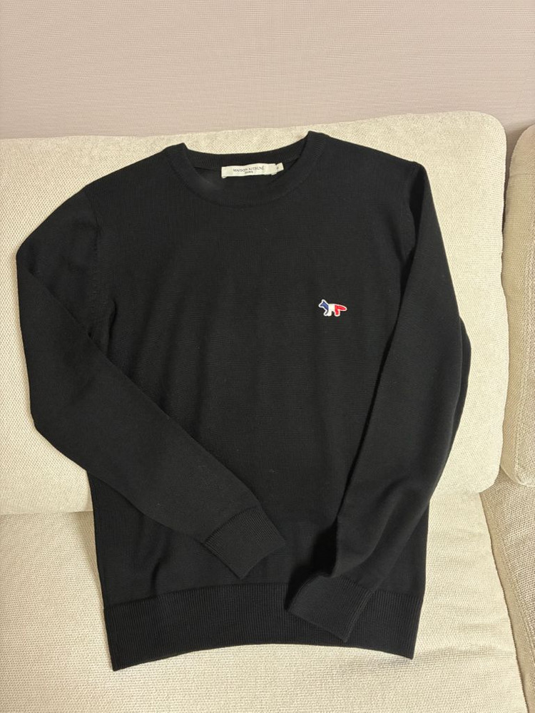 메종키츠네 니트 블랙 xs 사이즈--1