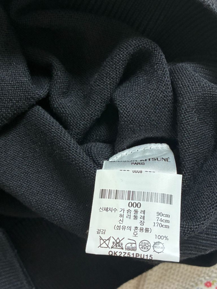 메종키츠네 니트 블랙 xs 사이즈--2