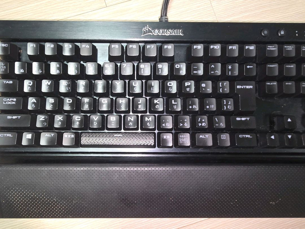 (JIS 일본어 규격)커세어 K70 LUX 적축 키보드 이미지