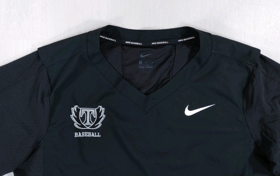 나이키 베이스볼 7부 반팔 핫자켓 M--1