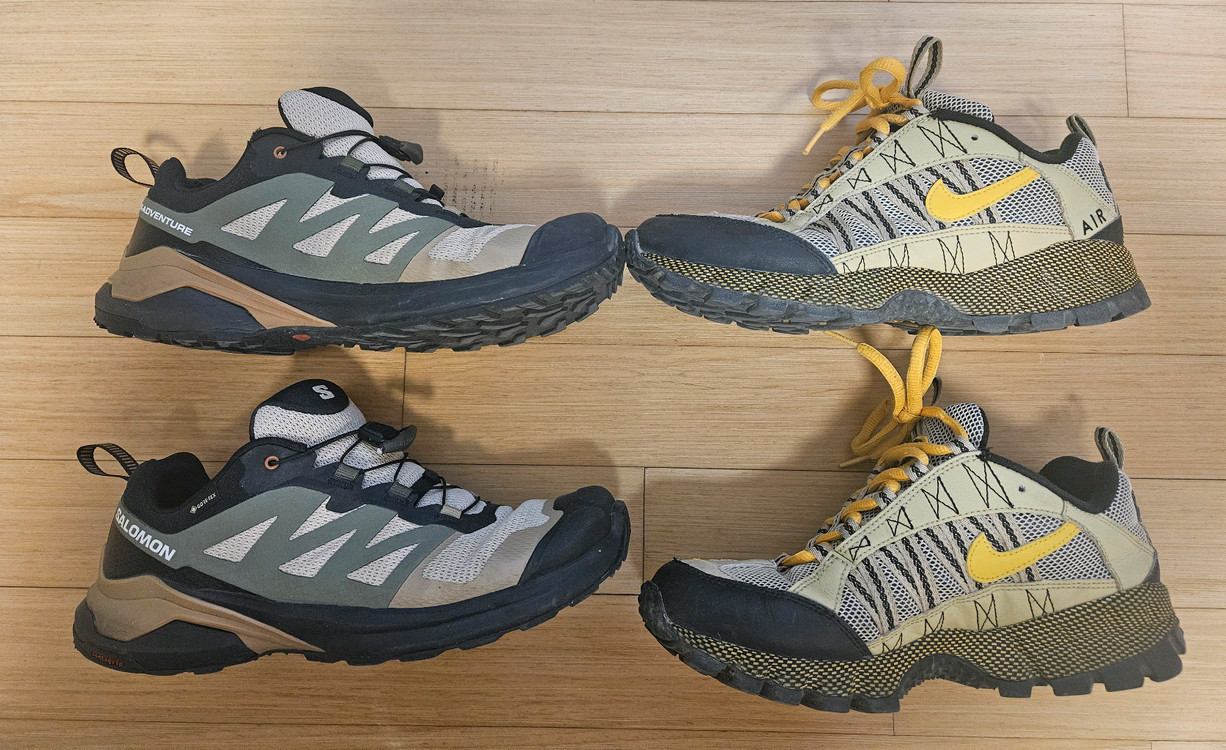 살로몬 X-ADVENTURE 사이즈 270 , 나이키 에어 휴마라 265--1