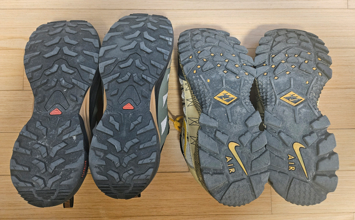 살로몬 X-ADVENTURE 사이즈 270 , 나이키 에어 휴마라 265--2